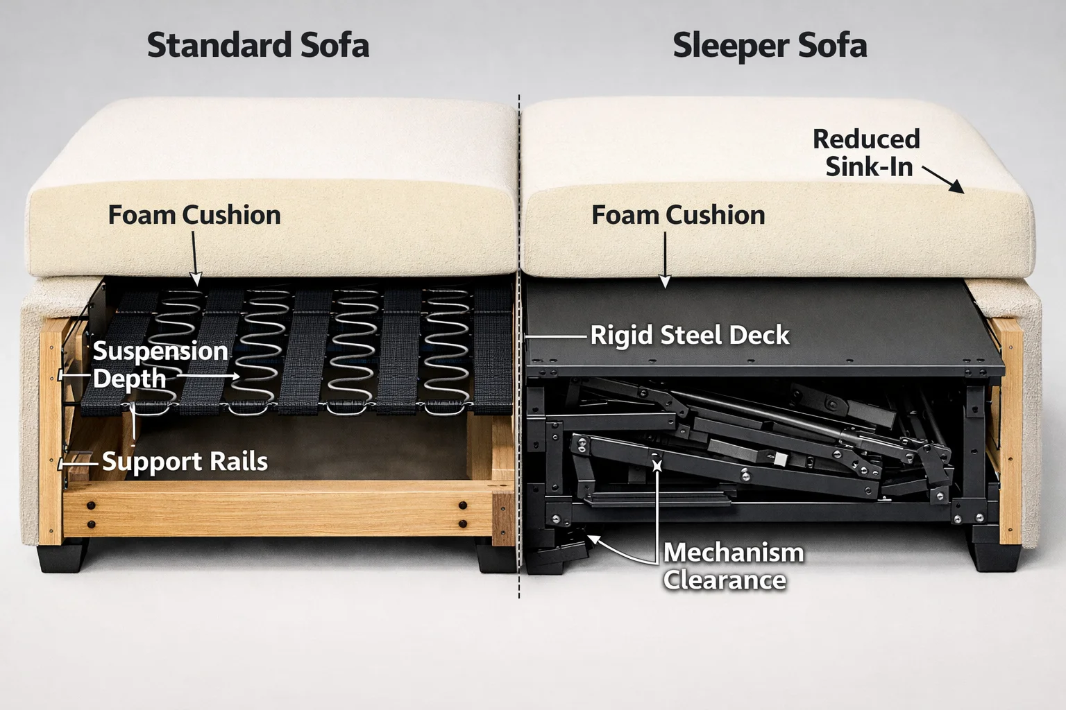 Occasional Use Sofa Beds: The 99% Sitting rule