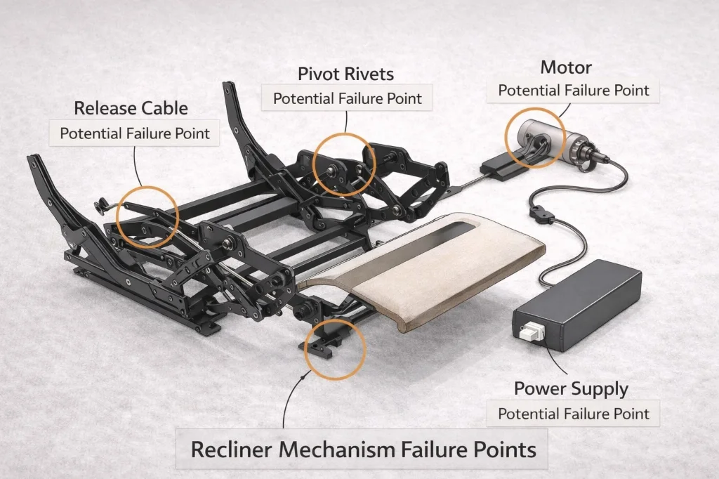 Diagram comparing Rocker arc vs Wall Hugger track