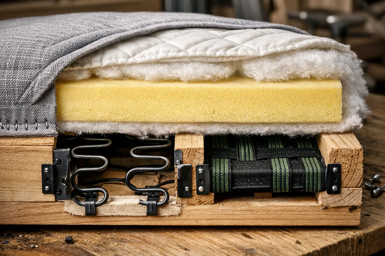 Springs vs. Webbing: Active Support vs. Dead Support